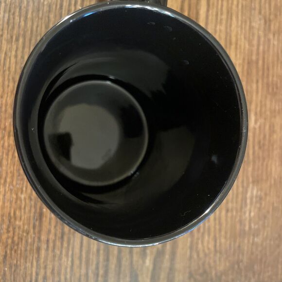 Cabela's Black Hand Gun Pistol Grip Handle 16 Oz Ceramic Coffee Tea Mug Cup - Picture 2 of 4